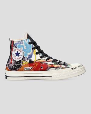 Zapatillas Altas Converse Chuck 70 Beat The World Tenis Multicolor | CV-051DEM