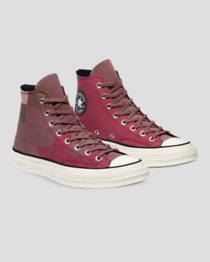 Zapatillas Altas Converse Chuck 70 Natural Dye Tenis Burdeos | CV-654JQO