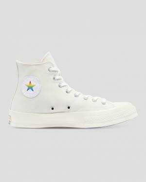 Zapatillas Altas Converse Chuck 70 Pride Tenis Beige | CV-136SYF