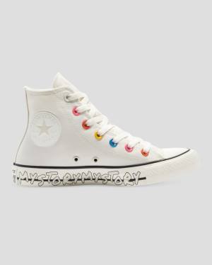 Zapatillas Altas Converse Chuck Taylor All Star My Story Tenis Beige | CV-187TKS