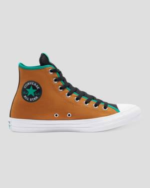 Zapatillas Altas Converse Chuck Taylor All Star Digital Terrain Tenis Marrones Verde | CV-420SWL