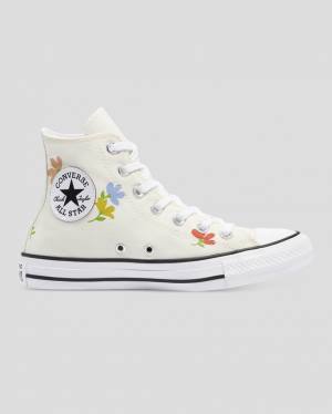 Zapatillas Altas Converse Chuck Taylor All Star Garden Party Tenis Beige | CV-461RXQ