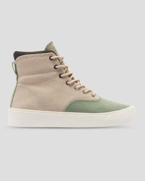 Zapatillas Altas Converse Jungle Cloth Skidgrip Tenis Marrones Verde | CV-976JZM