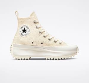 Zapatillas Altas Converse Run Star Hike Plataforma Daisy Tenis Beige | CV-735RFJ