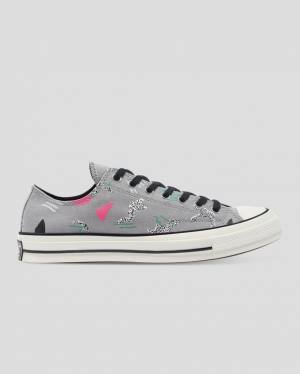 Zapatillas Bajas Converse Chuck 70 80s Archive Print Tenis Gris | CV-451CST