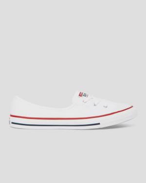 Zapatillas Bajas Converse Chuck Taylor All Star Dainty Ballet Encaje Slip Tenis Blancas | CV-204QYS