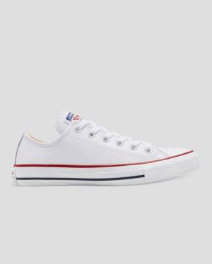 Zapatillas Bajas Converse Chuck Taylor All Star Cuero Tenis Blancas | CV-325FLN