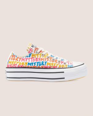 Zapatillas Bajas Converse Chuck Taylor All Star My Story Double Stacked Lift Tenis Multicolor | CV-567KBT