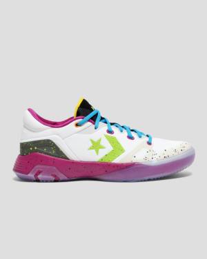 Zapatillas Bajas Converse G4 Graffiti Tenis Blancas Rosas | CV-497BZN