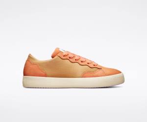 Zapatillas Bajas Converse GOLF le FLEUR GLF 2.0 Tenis Amarillo Oscuro Cobra Marrones Blancas | CV-749FWV