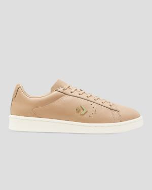 Zapatillas Bajas Converse Pro Cuero Horween Tenis Kaki | CV-968MZC