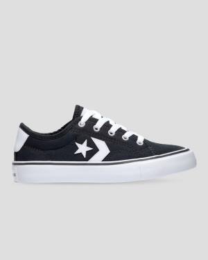 Zapatillas Bajas Converse Star Replay Webbed Lona Tenis Negras | CV-651QOH