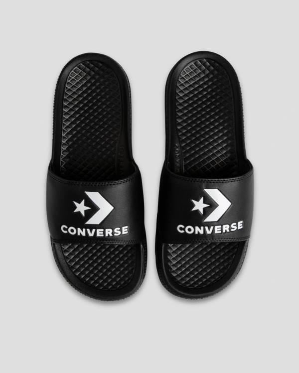 Sandalias Converse Chuck Taylor All Star Chanclas Negras | CV-297ISZ