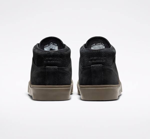 Tenis Para Montar Tabla Converse CONS Louie Lopez Pro Nubuck Cuero Tenis Negras Marrones Claro | CV-312PKU