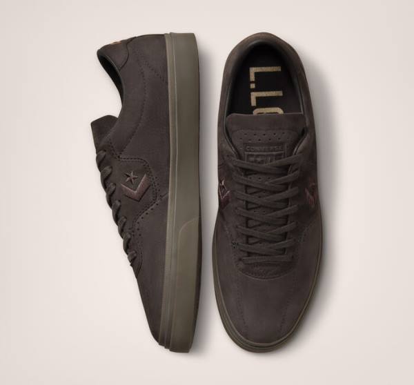 Tenis Para Montar Tabla Converse CONS Louie Lopez Pro Nubuck Cuero Tenis Cafe Negras Marrones | CV-701MWX