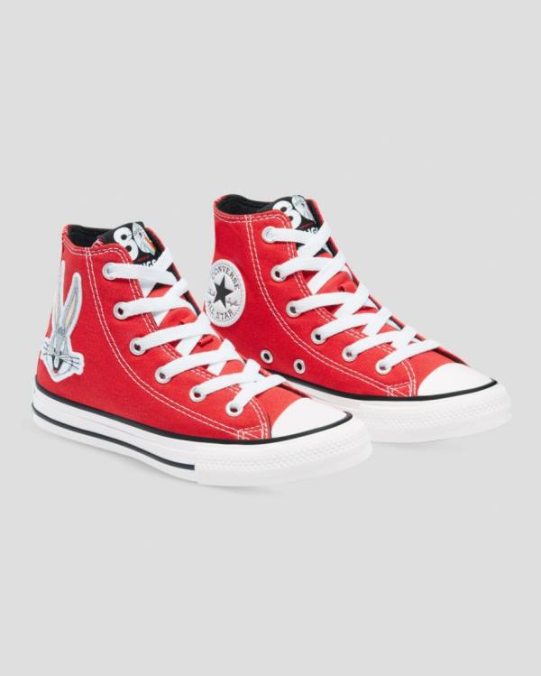 Zapatillas Altas Converse Bugs Bunny Chuck Taylor All Star Tenis Rojas | CV-381GBI