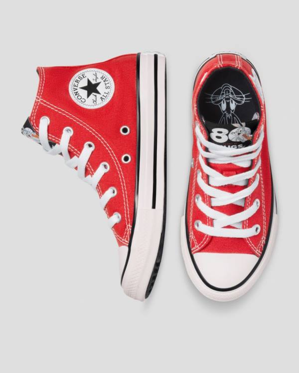 Zapatillas Altas Converse Bugs Bunny Chuck Taylor All Star Tenis Rojas | CV-381GBI