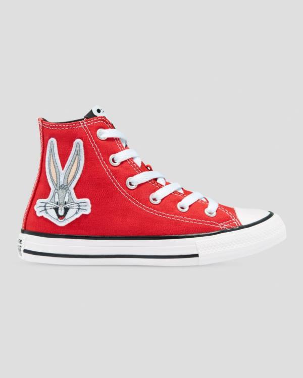 Zapatillas Altas Converse Bugs Bunny Chuck Taylor All Star Tenis Rojas | CV-381GBI