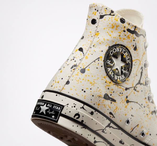 Zapatillas Altas Converse Chuck 70 Archive Paint Splatter Tenis Negras | CV-930PKB