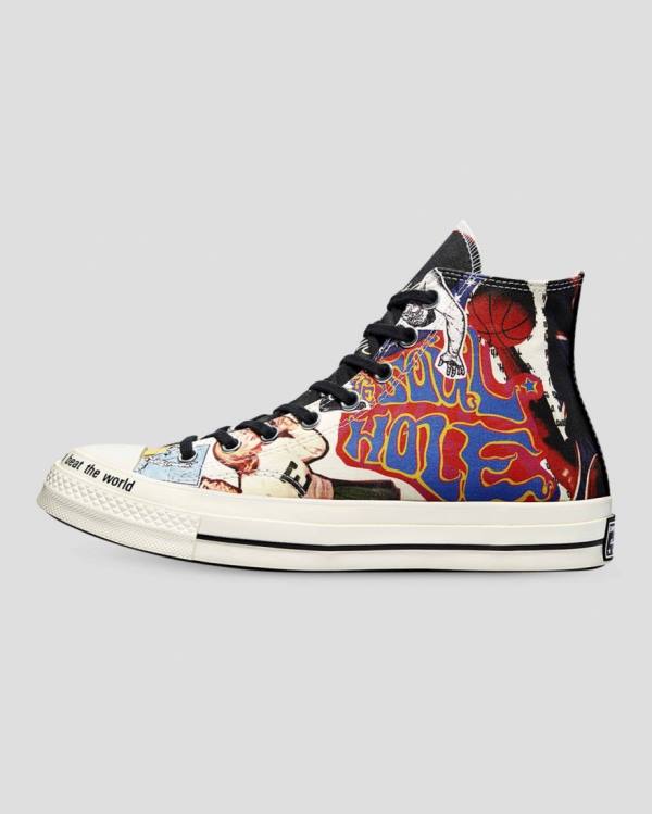 Zapatillas Altas Converse Chuck 70 Beat The World Tenis Multicolor | CV-051DEM