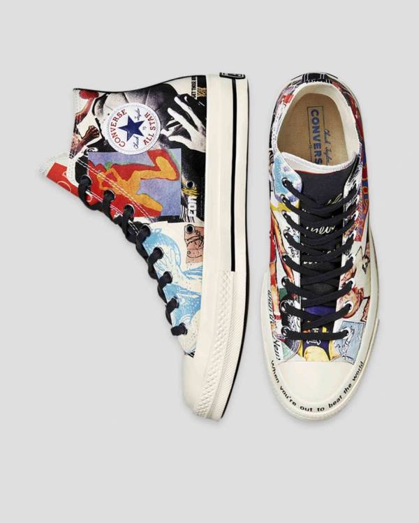 Zapatillas Altas Converse Chuck 70 Beat The World Tenis Multicolor | CV-051DEM