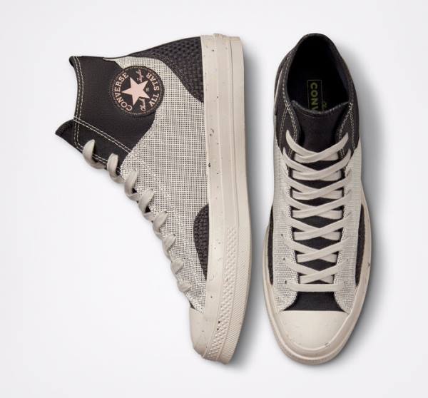 Zapatillas Altas Converse Chuck 70 Crafted Lona Tenis Marrones | CV-019ITG