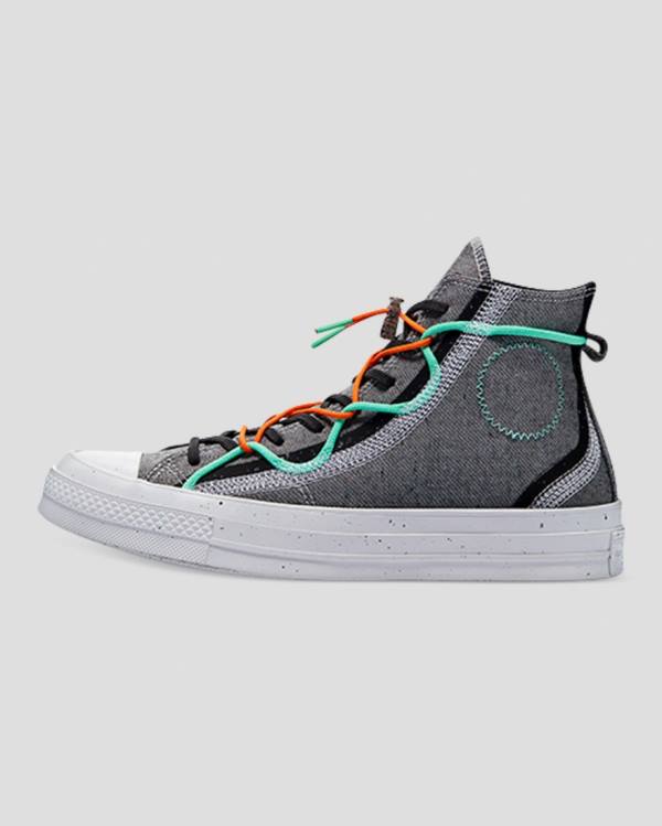 Zapatillas Altas Converse Chuck 70 Morphlon Tenis Gris | CV-254SCL