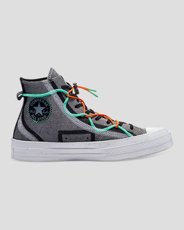 Zapatillas Altas Converse Chuck 70 Morphlon Tenis Gris | CV-843CFV