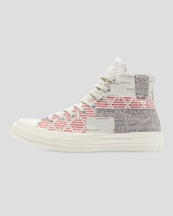 Zapatillas Altas Converse Chuck 70 Patchwork Tenis Rosas Gris | CV-742RWF