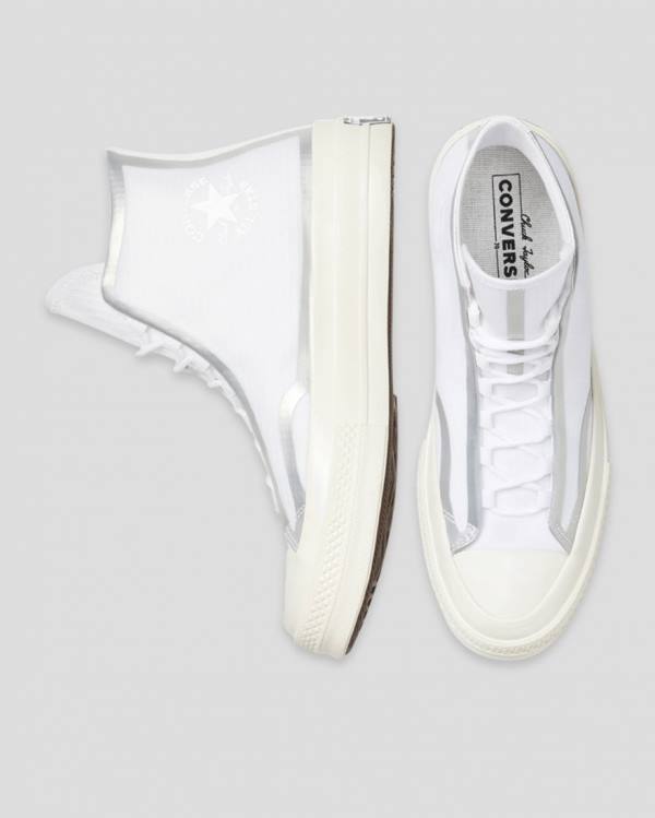 Zapatillas Altas Converse Chuck 70 Tape Seam Tenis Blancas | CV-367BKN