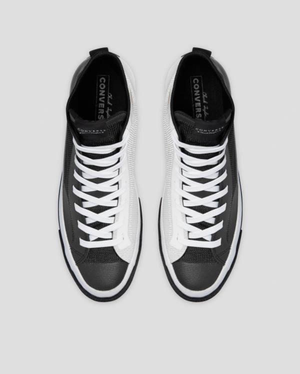 Zapatillas Altas Converse Chuck 70 Then & Now Tenis Negras Blancas | CV-860BUQ