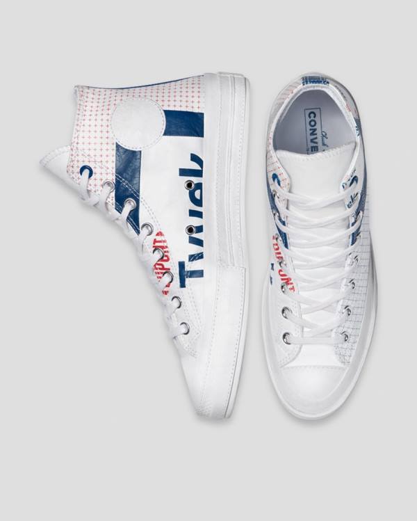 Zapatillas Altas Converse Chuck 70 Tyvek Tenis Blancas | CV-682ROG