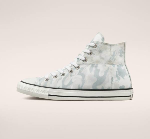 Zapatillas Altas Converse Chuck Taylor All Star Split Panel Camo Tenis Blancas Gris | CV-019USP