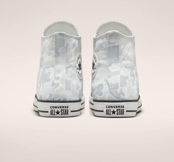 Zapatillas Altas Converse Chuck Taylor All Star Split Panel Camo Tenis Blancas Gris | CV-019USP