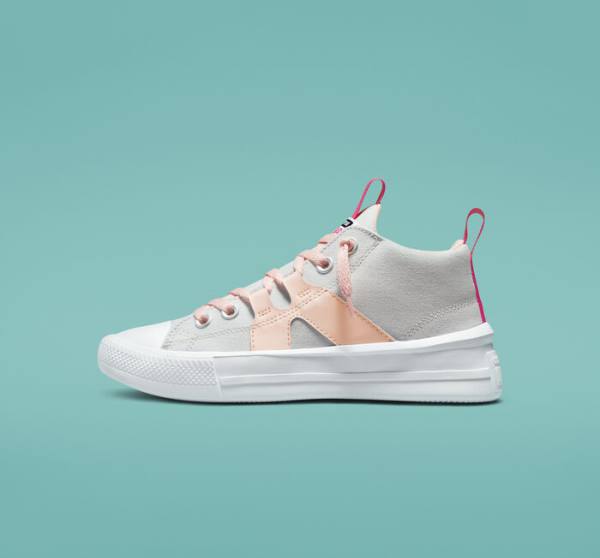 Zapatillas Altas Converse Chuck Taylor All Star Ultra Easy-On Mid Tenis Rosas Rosas | CV-150SZA