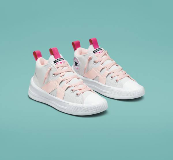 Zapatillas Altas Converse Chuck Taylor All Star Ultra Easy-On Mid Tenis Rosas Rosas | CV-150SZA