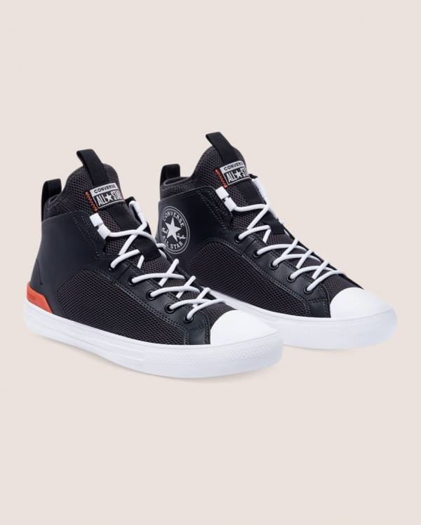 Zapatillas Altas Converse Chuck Taylor All Star Summer Daze Ultra Tenis Negras | CV-154PWD