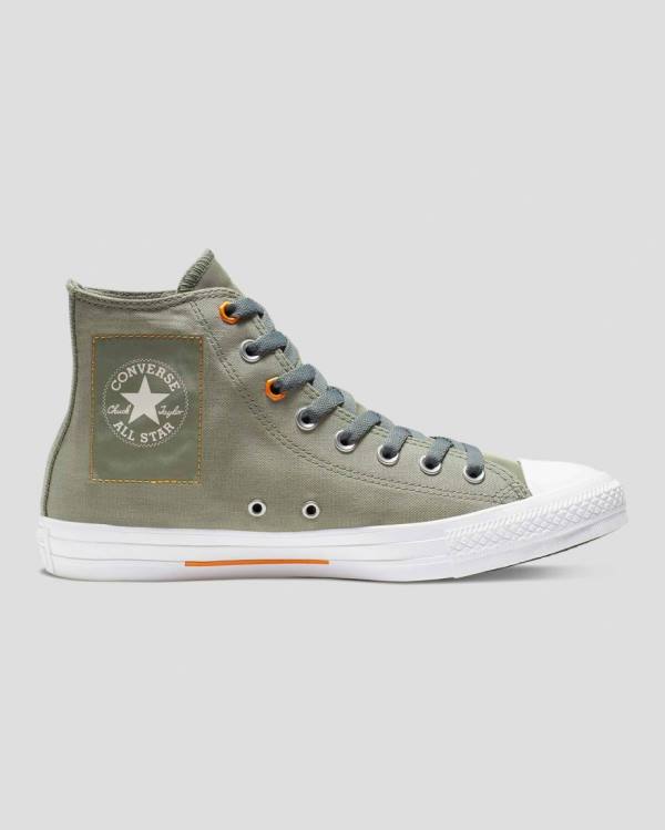 Zapatillas Altas Converse Chuck Taylor All Star Flight School Tenis Verde | CV-160BCX