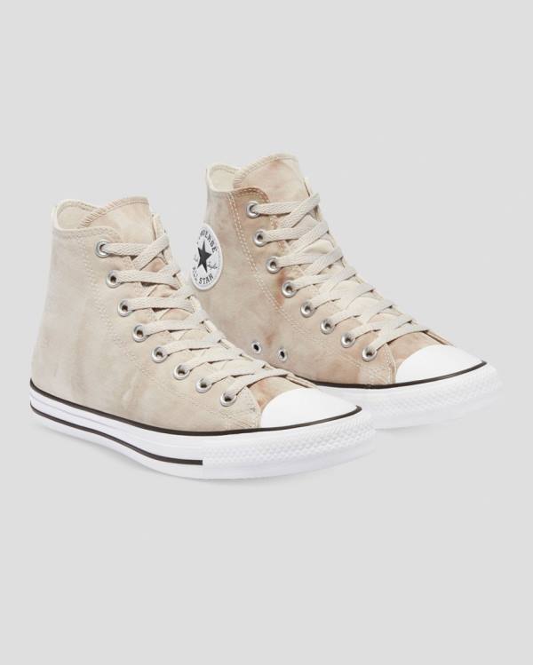 Zapatillas Altas Converse Chuck Taylor All Star Summer Daze Wash Tenis Kaki | CV-165BOE