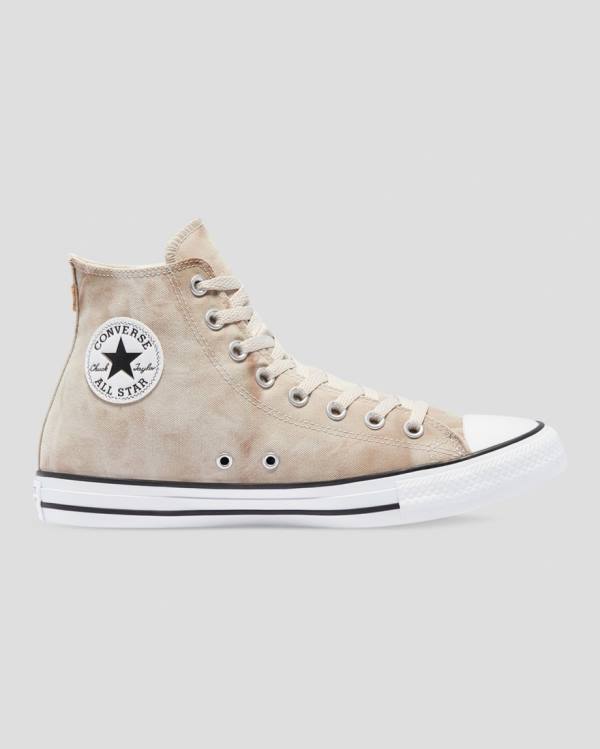 Zapatillas Altas Converse Chuck Taylor All Star Summer Daze Wash Tenis Kaki | CV-165BOE