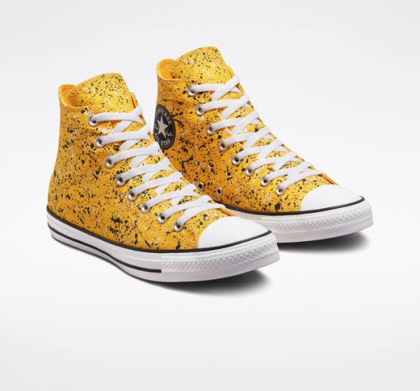 Zapatillas Altas Converse Chuck Taylor All Star Archive Paint Splatter Tenis Blancas | CV-185HKO