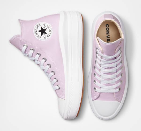 Zapatillas Altas Converse Chuck Taylor All Star Move Plataforma Seasonal Color Tenis Blancas Blancas | CV-192GMA