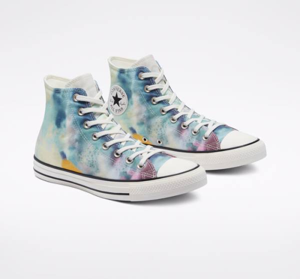 Zapatillas Altas Converse Chuck Taylor All Star Tie-Dye Tenis Multicolor | CV-215FCK