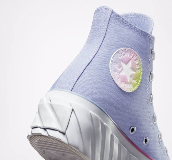 Zapatillas Altas Converse Chuck Taylor All Star 2X Lift Plataforma Pastel Gradient Tenis Azules Blancas | CV-216BPU