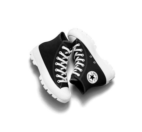 Zapatillas Altas Converse Chuck Taylor All Star Lugged Tenis Negras Blancas | CV-217ZFG