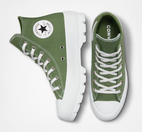 Zapatillas Altas Converse Chuck Taylor All Star Lugged Seasonal Color Tenis Blancas Negras | CV-265IDN