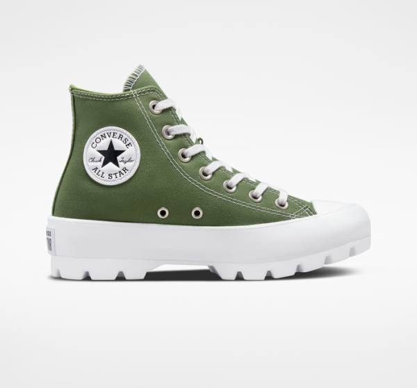 Zapatillas Altas Converse Chuck Taylor All Star Lugged Seasonal Color Tenis Blancas Negras | CV-265IDN