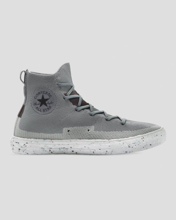 Zapatillas Altas Converse Chuck Taylor All Star Renew Crater Knit Tenis Gris | CV-274NFR