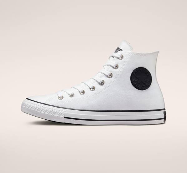 Zapatillas Altas Converse Chuck Taylor All Star Translucent Barcode Tenis Blancas Negras Blancas | CV-301RVO