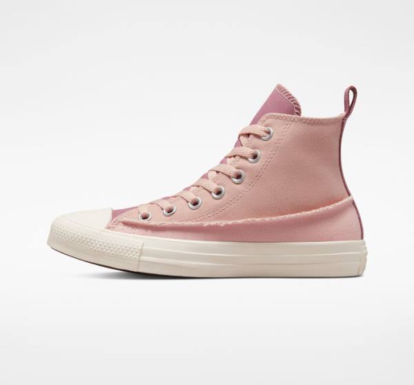 Zapatillas Altas Converse Chuck Taylor All Star Crafted Lona Tenis Rosas Rosas Rosas | CV-326GHK